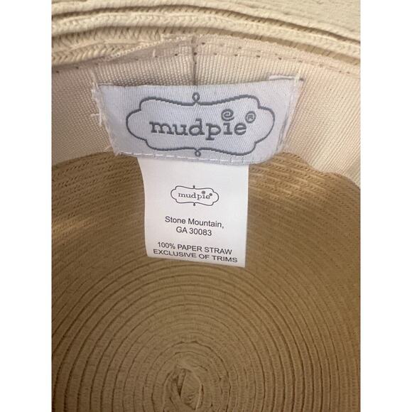 MudPie Happily Ever After Sun Hat bride honeymoon wedding beach - Picture 3 of 4